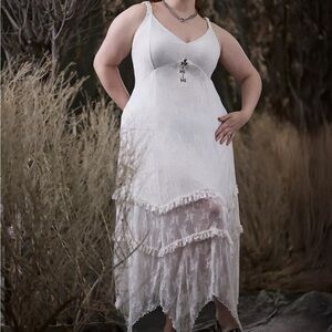 Nightfall Goth Lace Maxi Dress